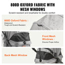 VEVOR Mājdzīvnieku rati, 3 PU riteņi suņu rati ar bremzēm, 34 kg kravnesība, kucēnu rati ar mājdzīvnieku spilvenu, uzglabāšanas grozu un ārējo kausa turētāju, piemēroti maziem līdz vidējiem suņiem, pelēki