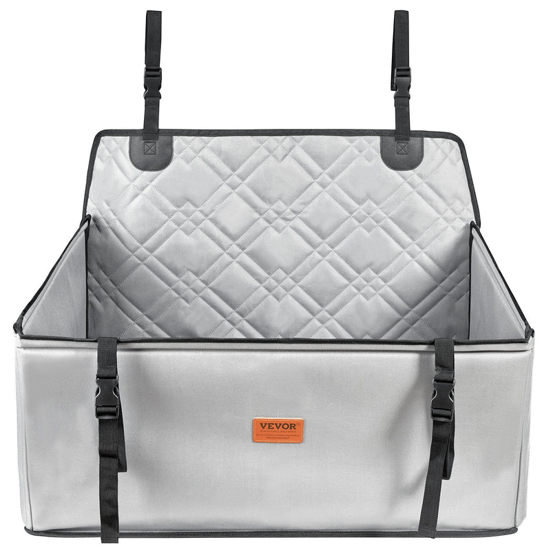 VEVOR Paaugstinātais auto sēdeklis suņiem līdz 22 kg, pelēks