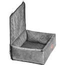 VEVOR Paaugstinātais auto sēdeklis suņiem līdz 18 kg, pelēks