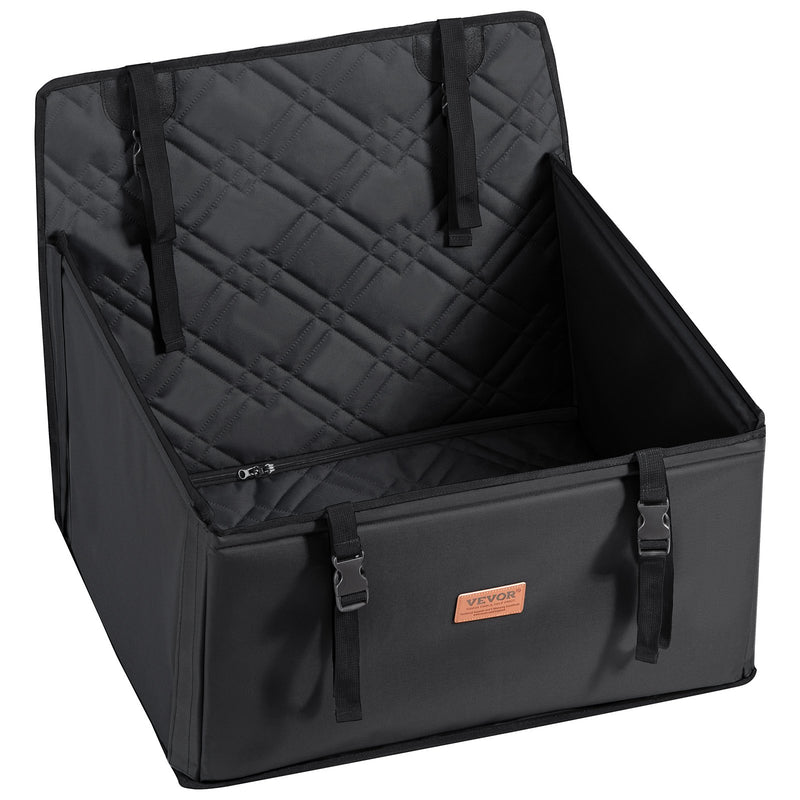 VEVOR suņu paaugstinātais auto sēdeklis suņiem līdz 18 kg, melns