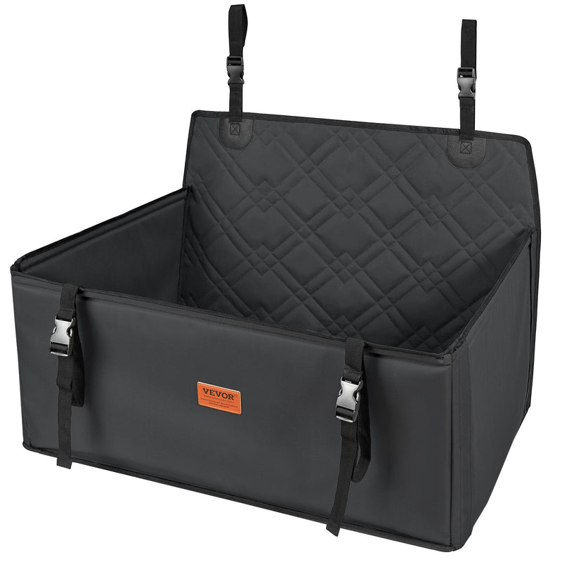 VEVOR paaugstinātais auto sēdeklis suņiem līdz 22 kg, melns