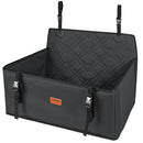 VEVOR paaugstinātais auto sēdeklis suņiem līdz 22 kg, melns