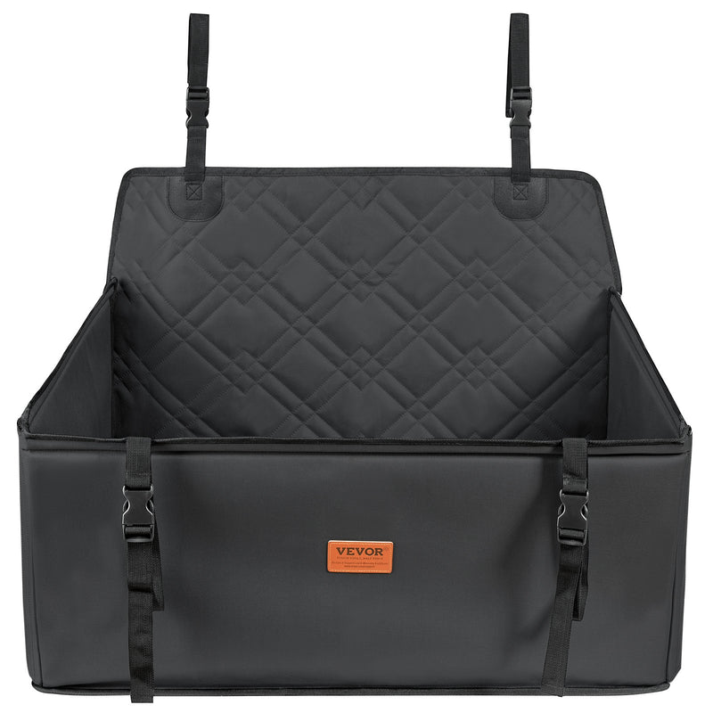 VEVOR paaugstinātais auto sēdeklis suņiem līdz 22 kg, melns