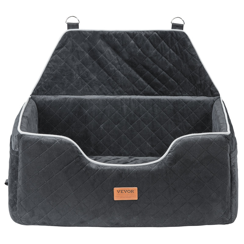 VEVOR Paaugstinātais auto sēdeklis suņiem līdz 25 kg, melns