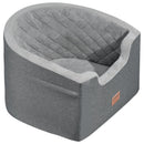 VEVOR Paaugstinātais auto sēdeklis suņiem līdz 25 kg, pelēks