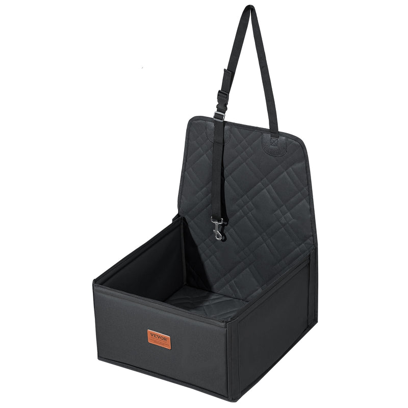 VEVOR paaugstinātais auto sēdeklis suņiem līdz 12 kg, melns