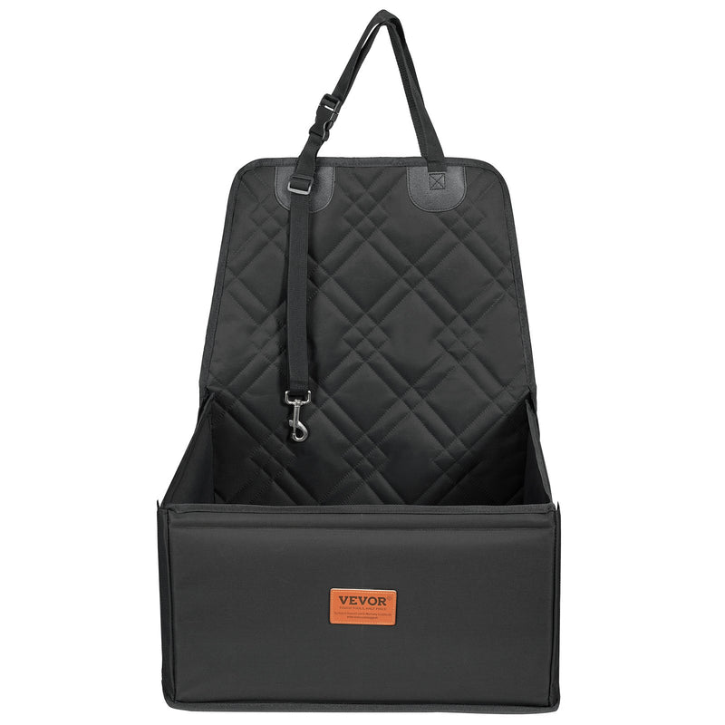 VEVOR paaugstinātais auto sēdeklis suņiem līdz 12 kg, melns