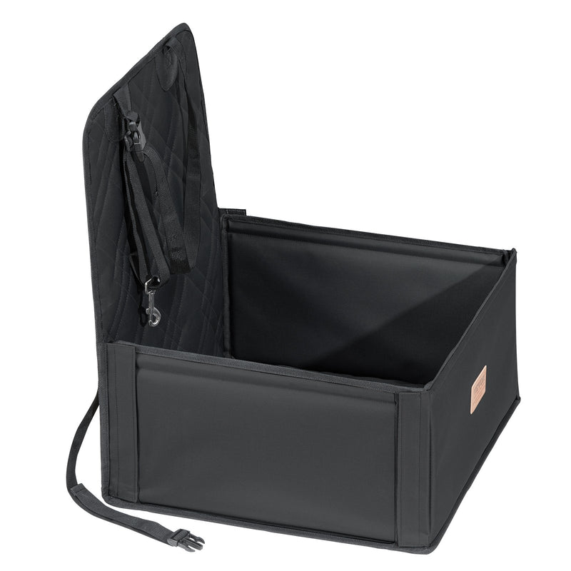 VEVOR paaugstinātais auto sēdeklis suņiem līdz 12 kg, melns