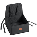 VEVOR paaugstinātais auto sēdeklis suņiem līdz 12 kg, melns