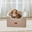 VEVOR sēdeklis automašīnai vidējiem un lieliem suņiem līdz 25 kg brūnā krāsā