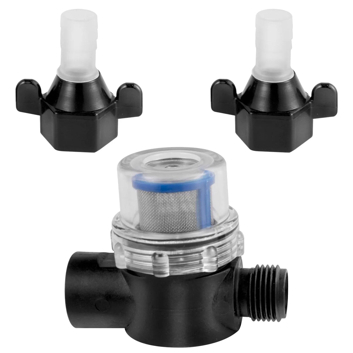 VEVOR Freshwater Pump 12 V, Self-Priming Diaphragm Pump 11 l/min, Pressure up to 3.8 bar, with Pressure Switch and Removable Filter, Suitable for Campers, Caravans, Boats and Garden Watering