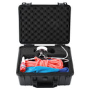 VEVOR magnētiskās makšķerēšanas komplekts ar 545 kg vilkmes spēku, dubultpusējs, Ø 75 mm, ar virvi, āķi, cimdiem, ūdensdrošu futrāli, vītņstiprinātāju un acu skrūvi