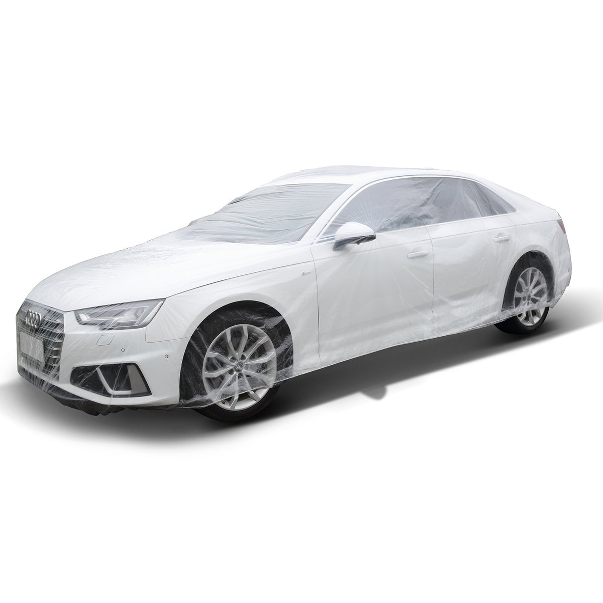 VEVOR Transparent Plastic Car Covers, 10 Pieces, Disposable, 6.7 × 3.7 m, Waterproof and Dustproof, Suitable for Indoor and Outdoor Use, Universal Size