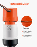 VEVOR 12 V laivas dzīvo zivju tvertnes aeratora sūknis, plūsma 32 l/min, taisnas konstrukcijas sūknis ar dubultu ieplūdi, korozijizturīgs ABA korpuss un noņemama motora kasetne, piemērots saldūdenim un sālsūdenim