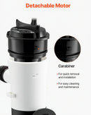 VEVOR 12 V laivas dzīvo zivju tvertnes aeratora sūknis, plūsma 50 l/min, 90° konstrukcija ar noņemamu motoru, korozijizturīgs iegremdējams ēsmas tvertnes sūknis, piemērots saldūdenim un sālsūdenim