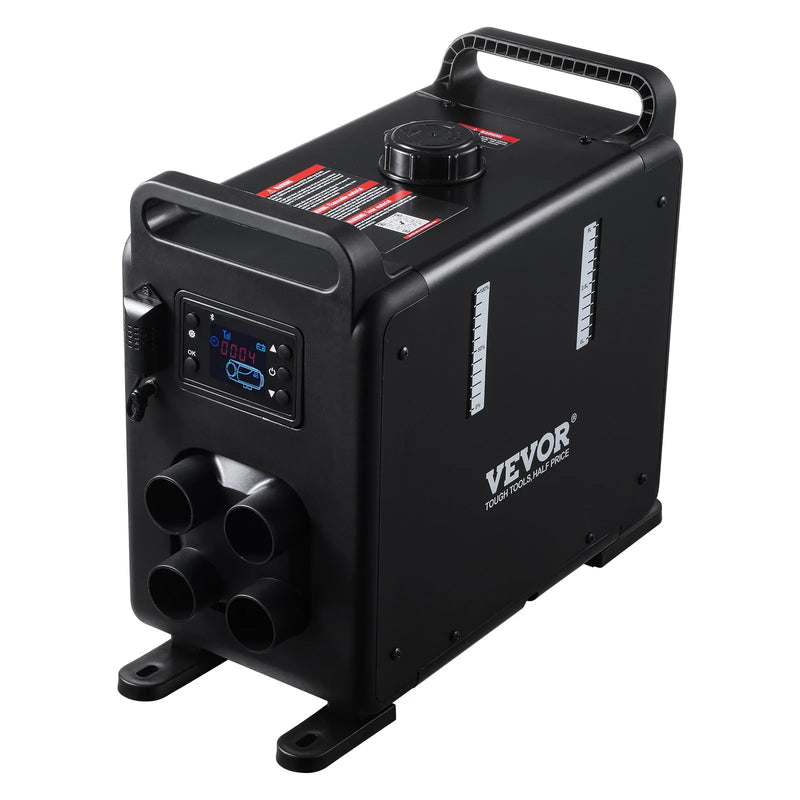 Dīzeļdegvielas gaisa sildītājs 12V/24V 8 kW ar Bluetooth lietotnes vadību transportlīdzekļiem