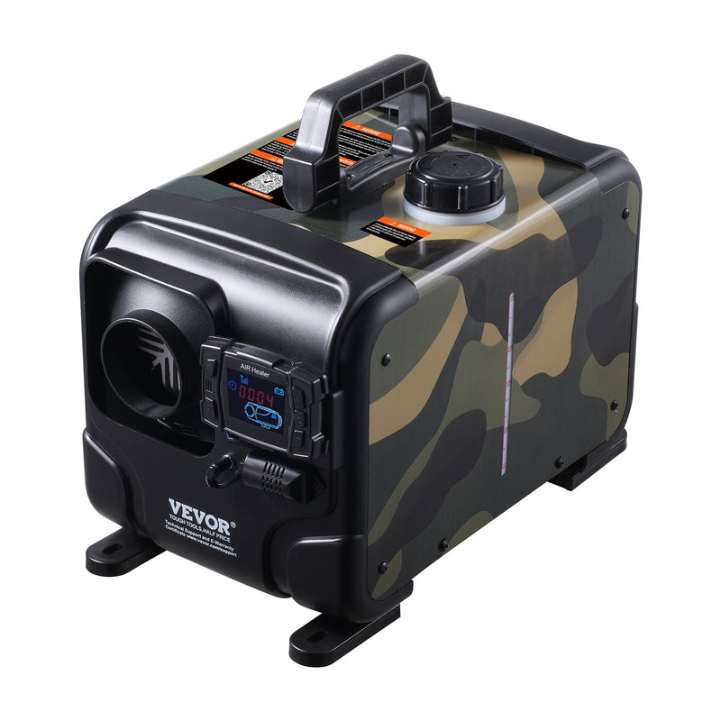 VEVOR dīzeļa gaisa sildītājs, 8 kW, 12 V/24 V, ar Bluetooth lietotni un tālvadību