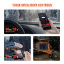 VEVOR dīzeļa gaisa sildītājs, 8 kW, 12 V/24 V, ar Bluetooth lietotni un tālvadību