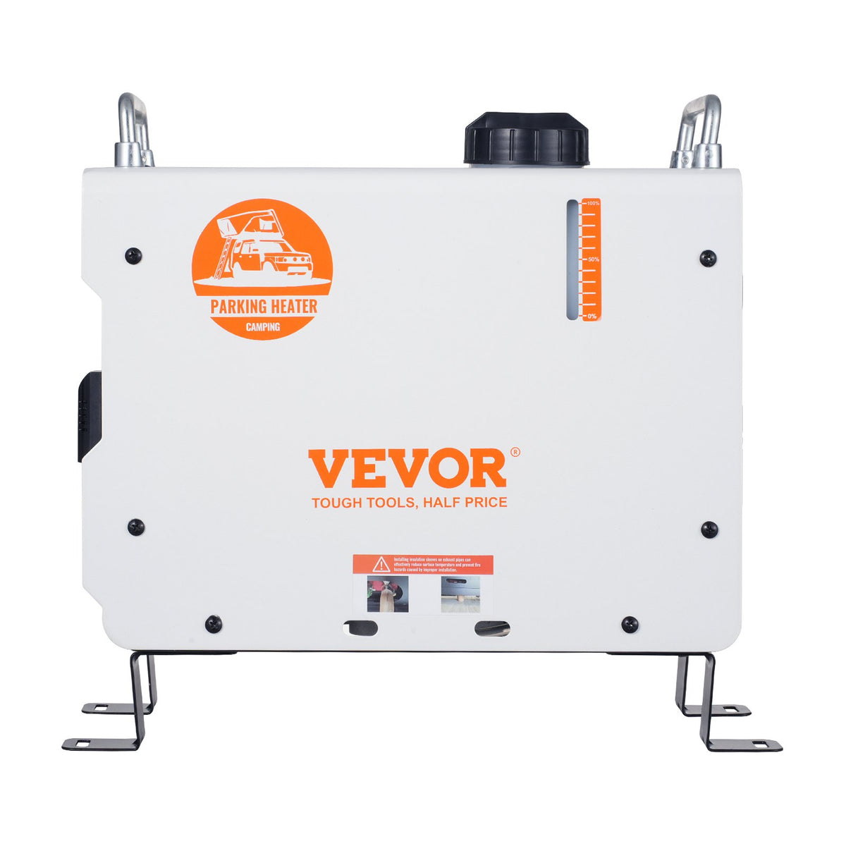 220V un 12V/24V 2KW VEVOR dīzeļa gaisa sildītājs 2.2L baka Bluetooth APP tālvadības pults lietošanai ārpus telpām