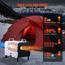 220V un 12V/24V 8KW VEVOR dīzeļa gaisa sildītājs Bluetooth APP tālvadības pults lietošanai ārpus telpām