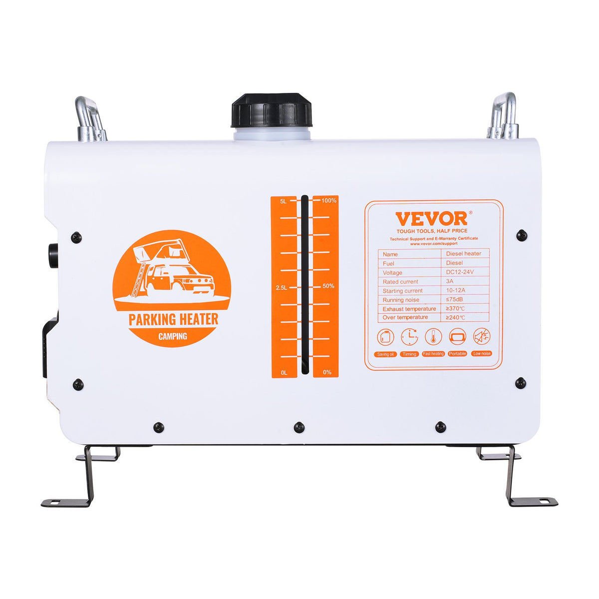 220V un 12V/24V 8KW VEVOR dīzeļa gaisa sildītājs Bluetooth APP tālvadības pults lietošanai ārpus telpām