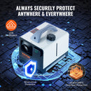 220V un 12V VEVOR 5-8KW Dīzeļa Sildītājs Dīzeļa Gaisa Sildītājs Viss Vienā ar Tālvadību un LCD Ekrānu, Ātra Uzkarsēšana, Zems Troksnis, Portatīvais Dīzeļa Sildītājs Kravas Automobiļiem, Furgoniem, Treileriem, Kemperiem un Iekštelpām