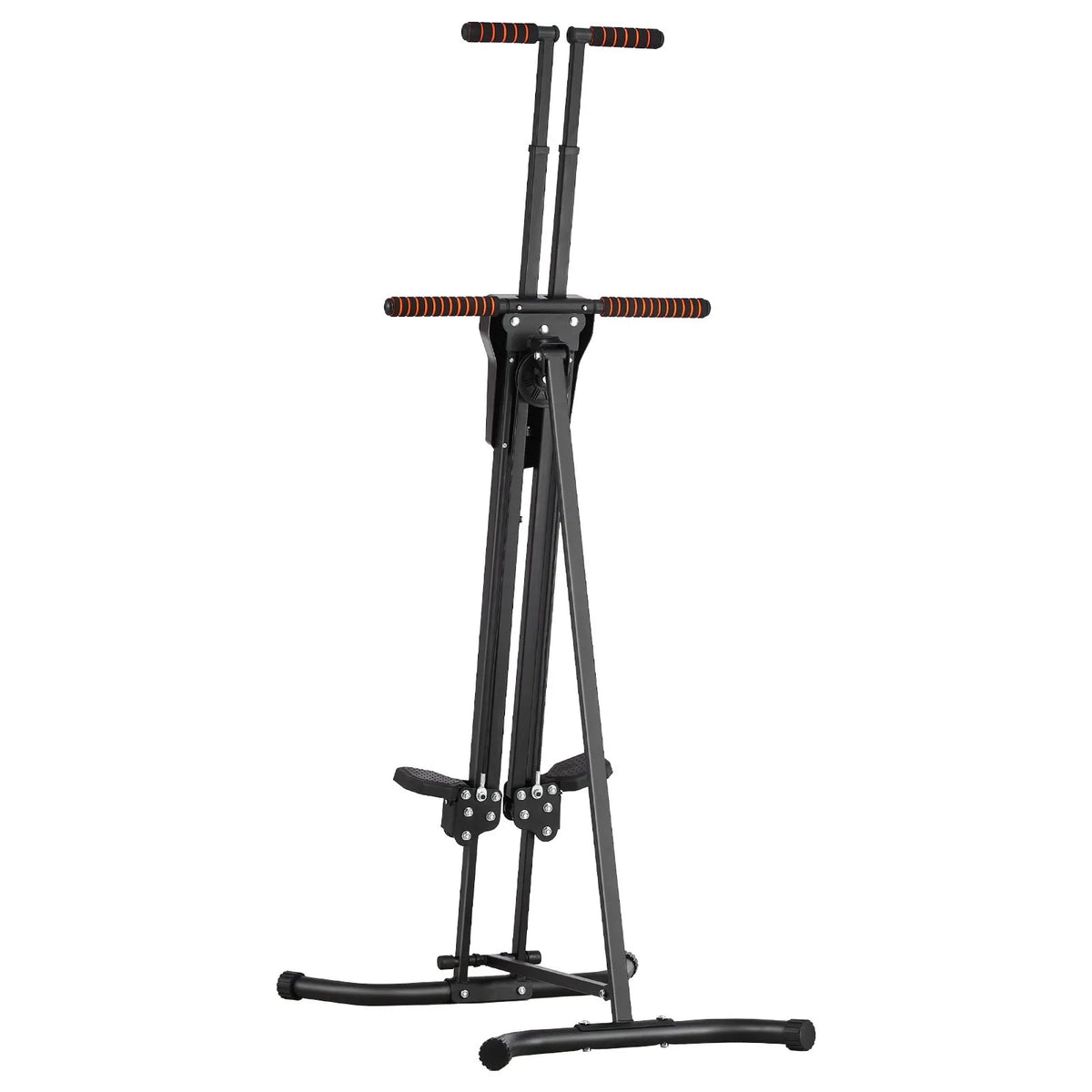 VEVOR Vertical Stair Climber with Handrails, Foldable Cardio Climber for Home