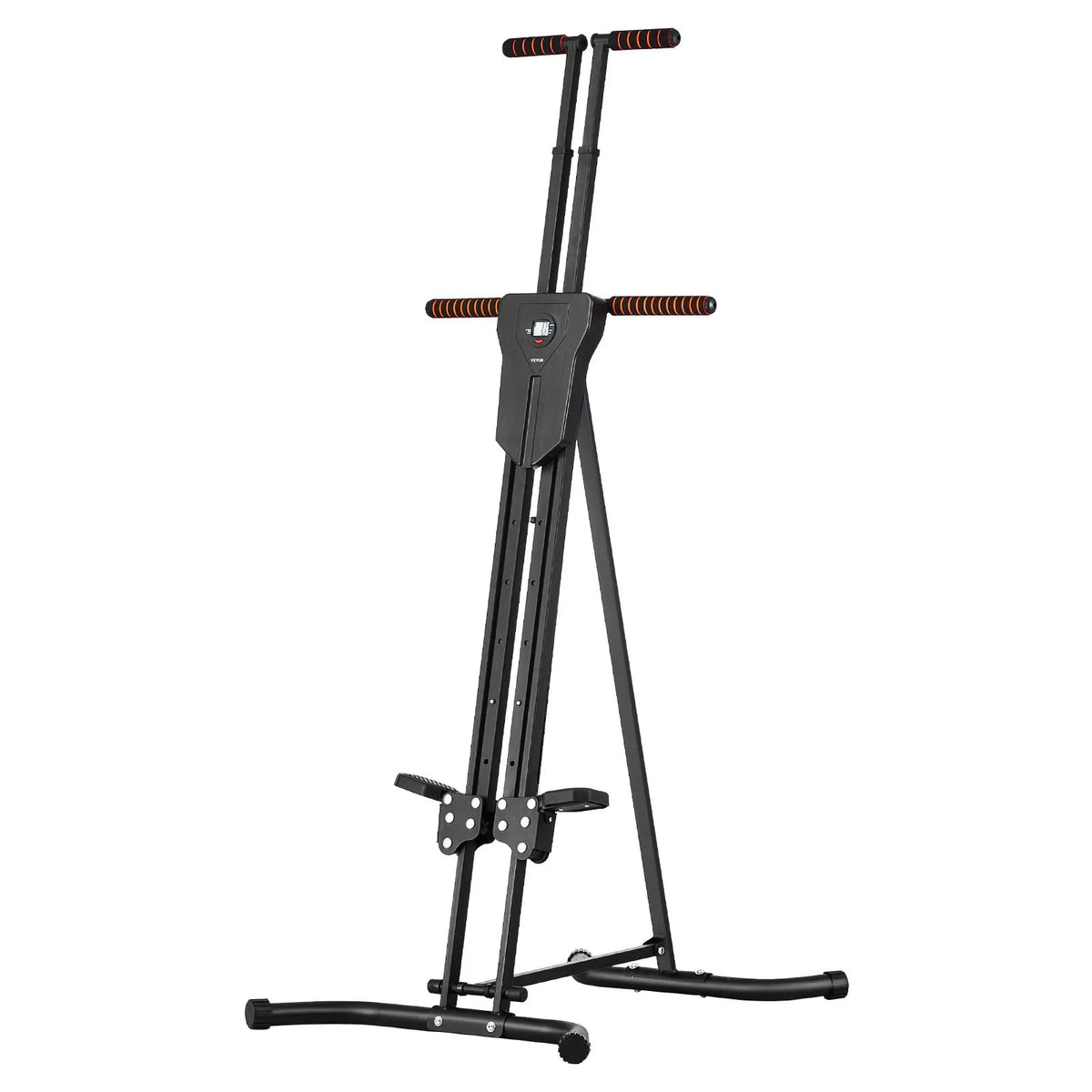 VEVOR Vertical Stair Climber with Handrails, Foldable Cardio Climber for Home