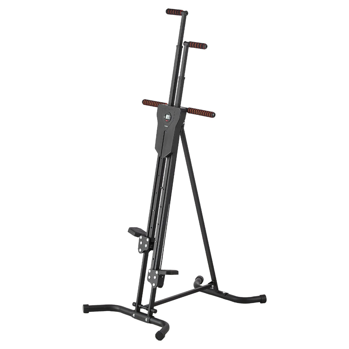 VEVOR Vertical Stair Climber with Handrails, Foldable Cardio Climber for Home
