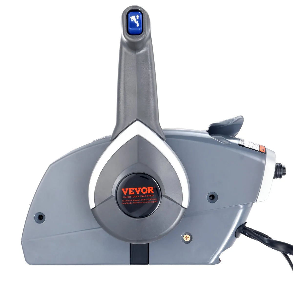 Side-mounted remote control gas throttle for Evinrude/Johnson outboard motor