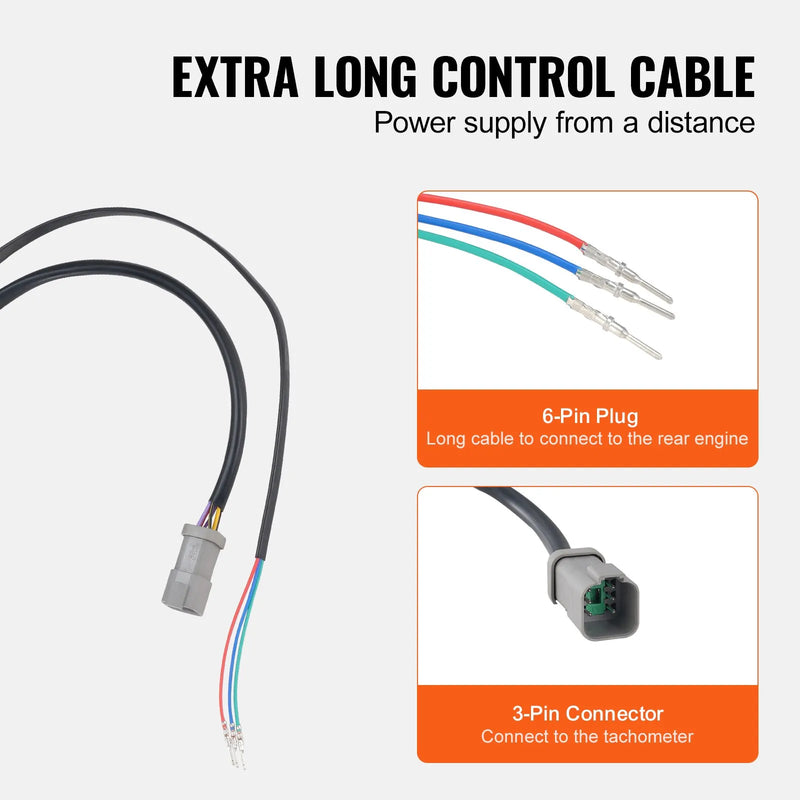 Sānos stiprināms tālvadības gāzes rokturis Evinrude/Johnson piekarināmajam motoram