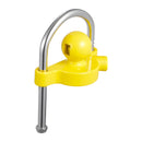 VEVOR piekabes sakabes slēdzeņu komplekts, piemērots 46 mm, 50,8 mm un 58,7 mm sakabēm, pastiprināta pretaizdzīšanas lodveida sakabes slēdzene ar atslēgām, regulējams augstums, aizsardzība pret uzlaušanu kemperiem, laivām un piekabēm