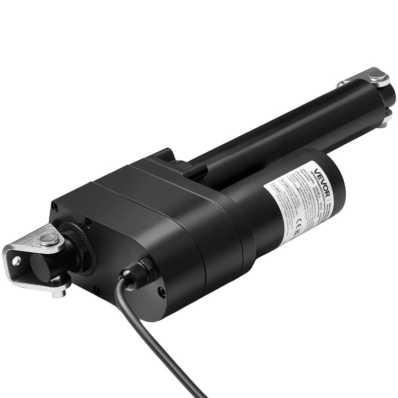 VEVOR lineārais aktuators 12 V 15 cm īpaši smagas slodzes 9000 N lineārās kustības aktuators IP65 5 mm/s ar montāžas kronšteiniem industriālajām iekārtām kuģiem un smagu pacelšanas sistēmām