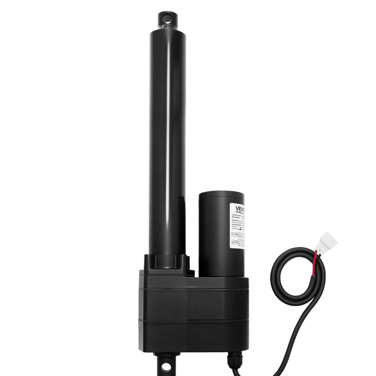 VEVOR Linear Actuator 12 V 20 cm Heavy Duty 9000 N Linear Motion Actuator IP65 5 mm/s with Mounting Brackets for Industrial Equipment Ships and Heavy Lifting Systems
