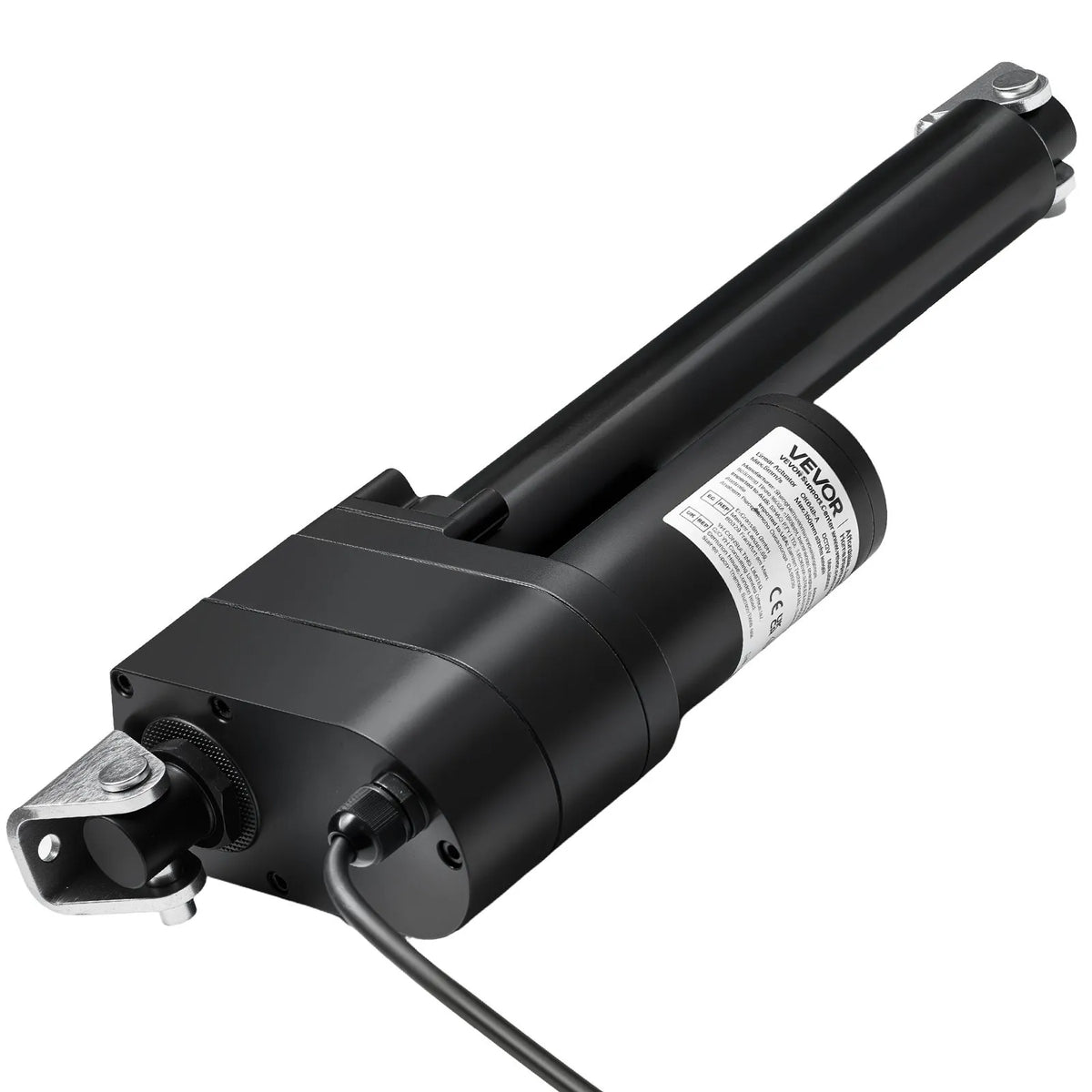 VEVOR Linear Actuator 12 V 20 cm Heavy Duty 9000 N Linear Motion Actuator IP65 5 mm/s with Mounting Brackets for Industrial Equipment Ships and Heavy Lifting Systems