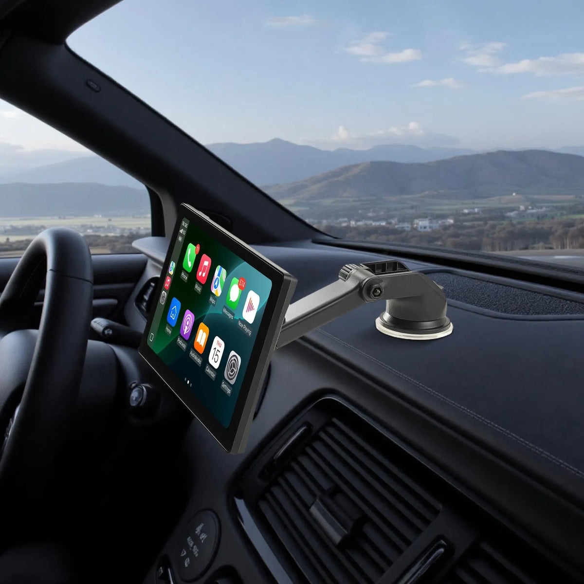 Car multimedia system with 22.9 cm touchscreen, Apple CarPlay, Android Auto, front/rear camera