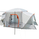 VEVOR SUV kempinga telts 5–9 personām, 3,96 x 3,05 m, 3 sezonu bagāžnieka telts ar ventilācijas logiem, PU2000 mm ūdensizturība, piemērota pārgājieniem un ceļojumiem