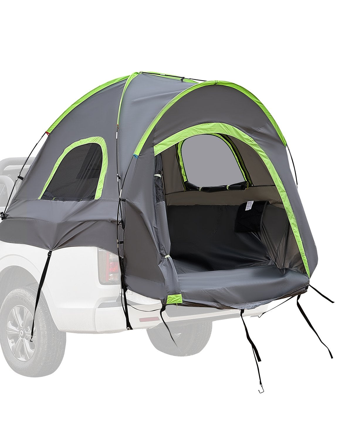 VEVOR Kravas Automobiļa Telts 195-204 cm, Ūdensnecaurlaidīga (PU2000) Pikapa Gultas Kempinga Telts, Piemērota 2-3 Personām