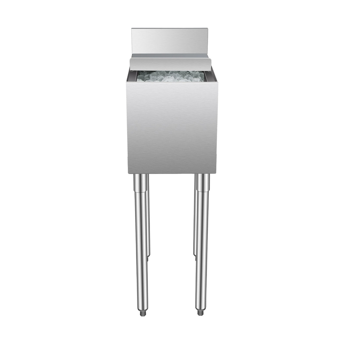 VEVOR Commercial Ice Bucket 28 l with Sliding Lid and Bottle Holders