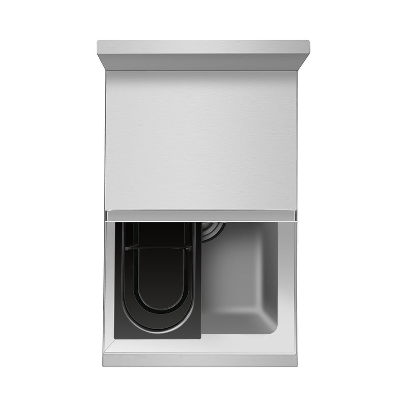 VEVOR komerciālais 28 L zemletu ledus trauks ar bīdāmu vāku un pudeļu turētājiem