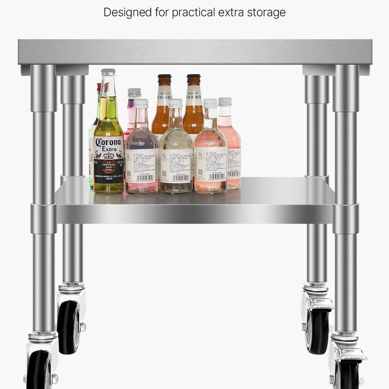 Komerciālais ledus kaste uz riteņiem, 61,6 L, ar apakšējo plauktu