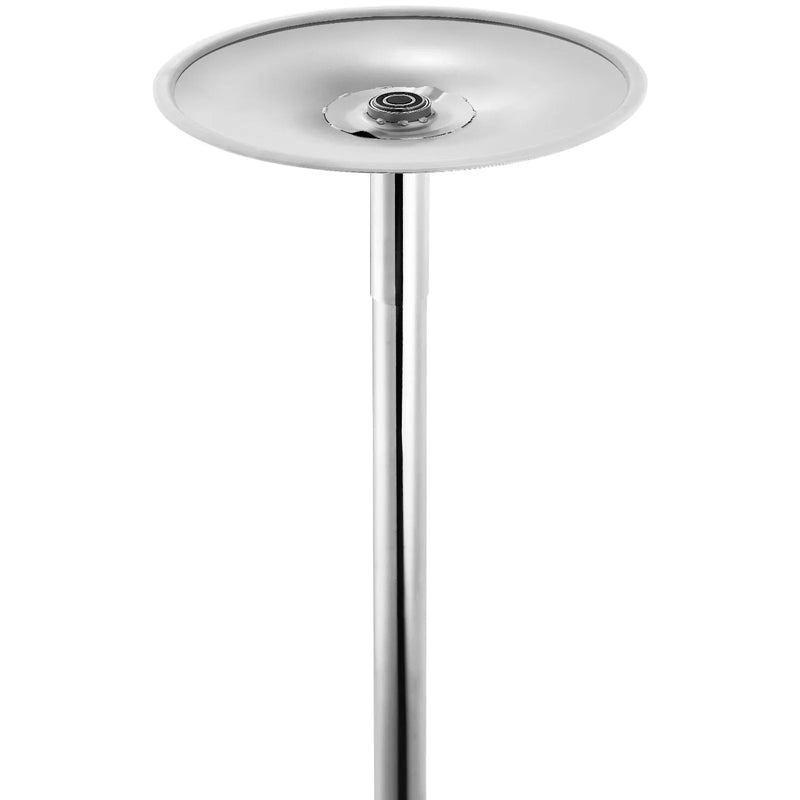 Profesionāls deju stienis - rotējošs un statisks, pārnēsājams un noņemams, 45 mm biezs izturīgs nerūsējošā tērauda stienis, augstuma regulēšanas iespēja, fitnesa stienis vingrojumiem mājās, klubā un sporta zālē, sudraba krāsā.