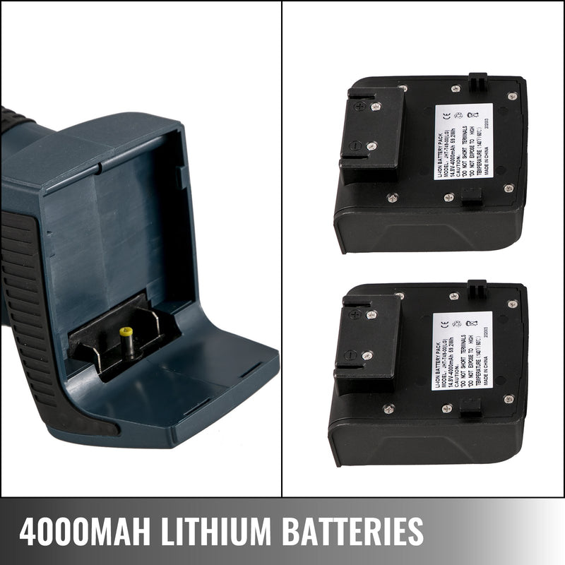 VEVOR elektriskais lentu stiprināšanas rīks DD19A - rokas strapping iekārta PP/PET lentēm 10-16 mm platumā, ar elektrisko metināšanu un regulējamu spriegojumu 400-3500 N, akumulatora darbināma