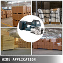 VEVOR elektriskais lentu stiprināšanas rīks DD19A - rokas strapping iekārta PP/PET lentēm 10-16 mm platumā, ar elektrisko metināšanu un regulējamu spriegojumu 400-3500 N, akumulatora darbināma