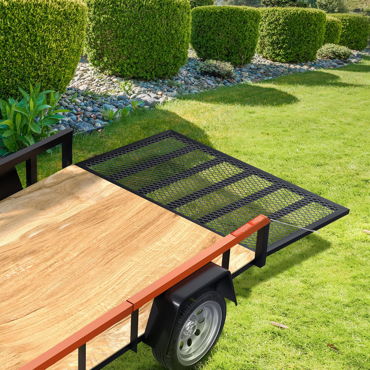 Trailer side lift assist system, 81.6 kg load capacity, suitable for 254–610 mm side boards and 1.22–1.83 m ramps