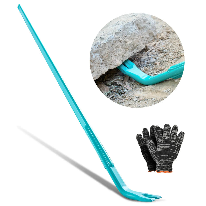 VEVOR Laužņstienis ar sviras mehānismu, nestspēja 907 kg, 1,3 m oglekļa tērauda rokturis, 1,4 m garš lauznis betonam un demontāžai, būvniecībai un industriālai lietošanai