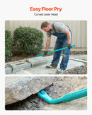 VEVOR Laužņstienis ar sviras mehānismu, nestspēja 907 kg, 1,3 m oglekļa tērauda rokturis, 1,4 m garš lauznis betonam un demontāžai, būvniecībai un industriālai lietošanai