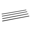 Metāla sieta žoga privātuma lameles ar vienu sienu, 183 cm augstam žogam, ar apakšējo fiksāciju