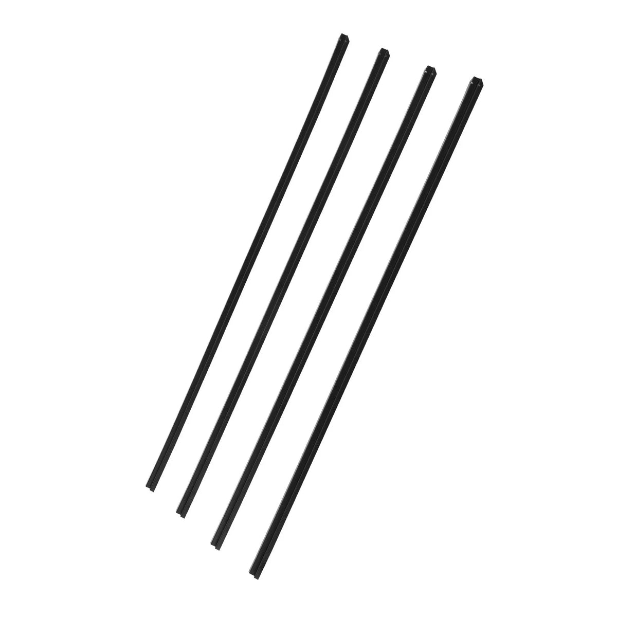 Metal mesh fence privacy slats with single wall, for 183 cm high fence, with bottom fixing