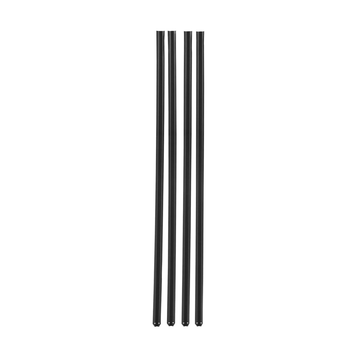 Metal mesh fence privacy slats with single wall, for 183 cm high fence, with bottom fixing
